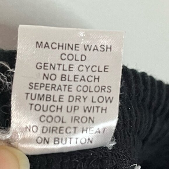 Michael Simon Lite Black Cotton Halloween Pumpkin Embroidered Pants: - Picture 3 of 10